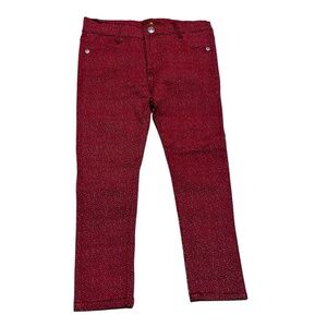 7 For All Mankind Kids Burgundy Speckled Jeans